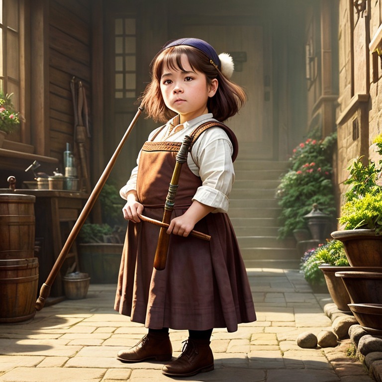 modelshoot style, (extremely detailed CG 8k wallpaper), ((full shot body photo of a dwarf woman)), professional majestic oil painting by Ed Blinkey, Atey Ghailan, Studio Ghibli, by Jeremy Mann, Greg Manchess, Antonio Moro, trending on ArtStation, trending on CGSociety, Intricate, High Detail, Sharp focus, dramatic, photorealistic painting art by midjourney and greg rutkowski